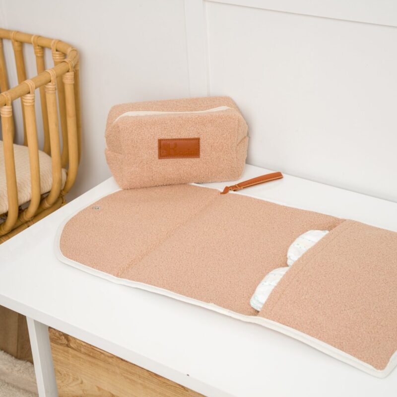 Verschoonmat Teddy Beige